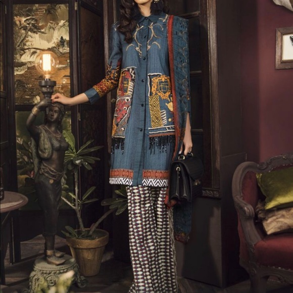 Dresses & Skirts - Pakistani brand newRang Rasiya Zinnia Linen Collec